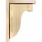 Ekena Millwork Del Monte Rough Sawn Corbel w/Backplate, Douglas Fir, 6"W x 10"D x 14"H COR06X10X14DEL01RDF - alternate 3